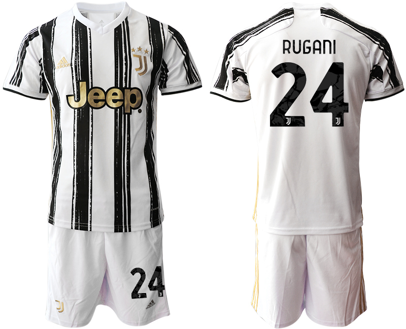 Men 2020-2021 club Juventus home 24 white black Soccer Jerseys