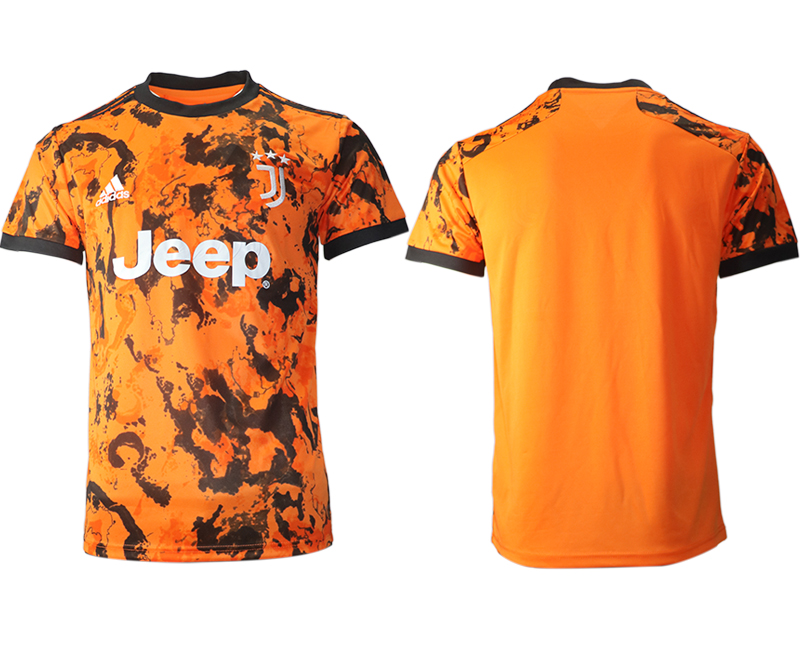 Men 2020-2021 club Juventus Second away aaa version blank orange Soccer Jerseys