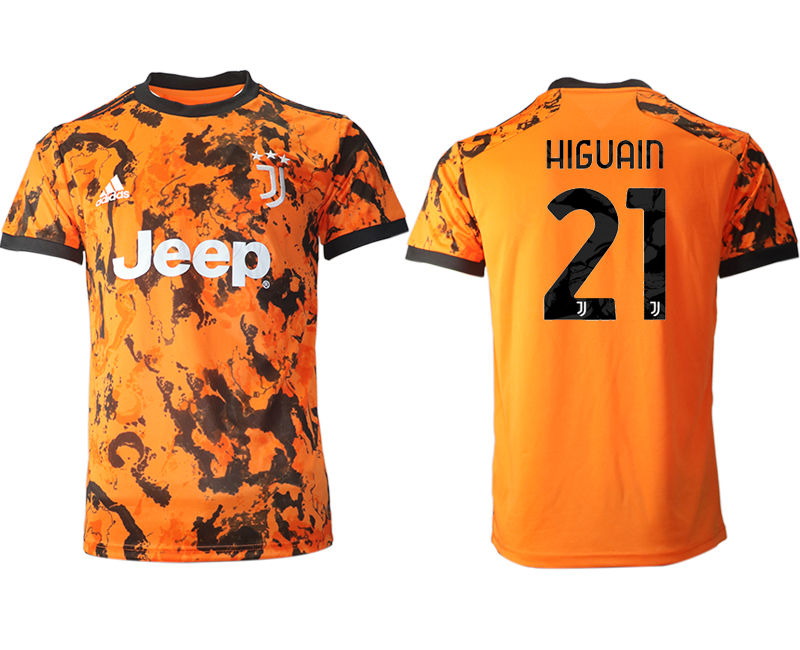 Men 2020-2021 club Juventus Second away aaa version 21 orange Soccer Jerseys