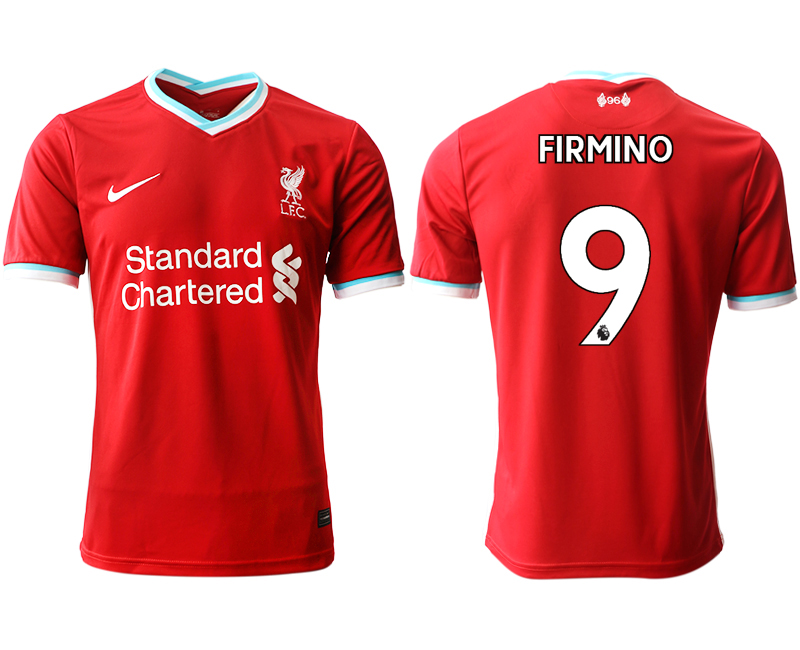 Men 2020-2021 club Liverpool home aaa version 9 red Soccer Jerseys