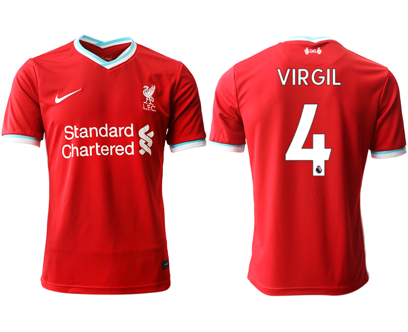 Men 2020-2021 club Liverpool home aaa version 4 red Soccer Jerseys