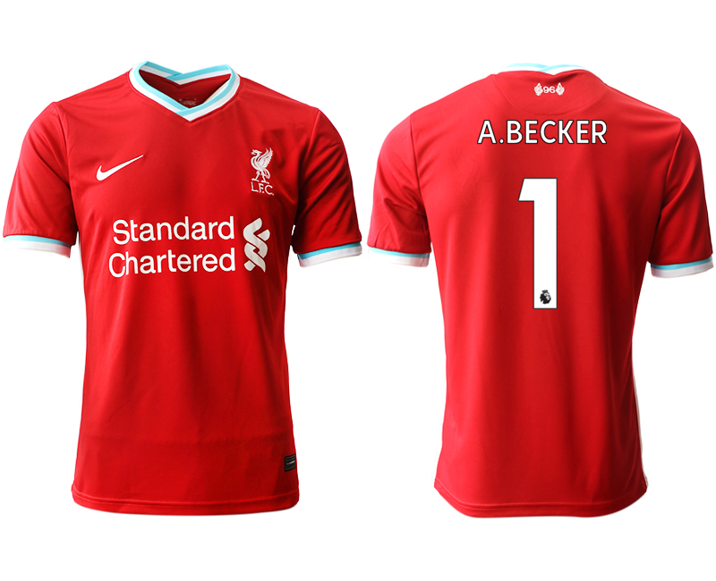 Men 2020-2021 club Liverpool home aaa version 1 red Soccer Jerseys