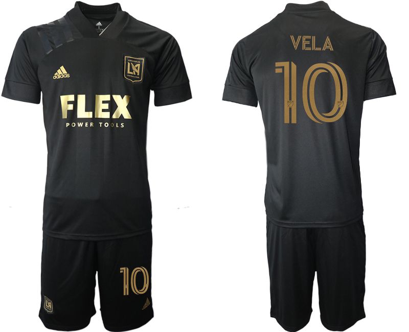 Men 2021-2022 Club Los Angeles FC home black 10 Adidas Soccer Jersey