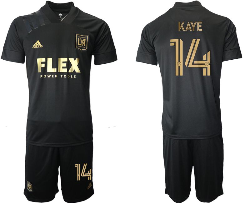 Men 2021-2022 Club Los Angeles FC home black 14 Adidas Soccer Jersey