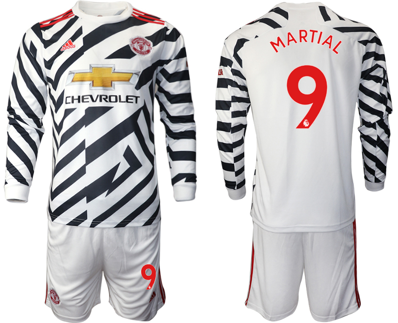 2021 Men Manchester united away long sleeve 9 soccer jerseys