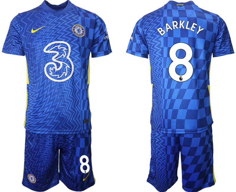 Men 2021-2022 Club Chelsea FC home blue 8 Nike Soccer Jerseys