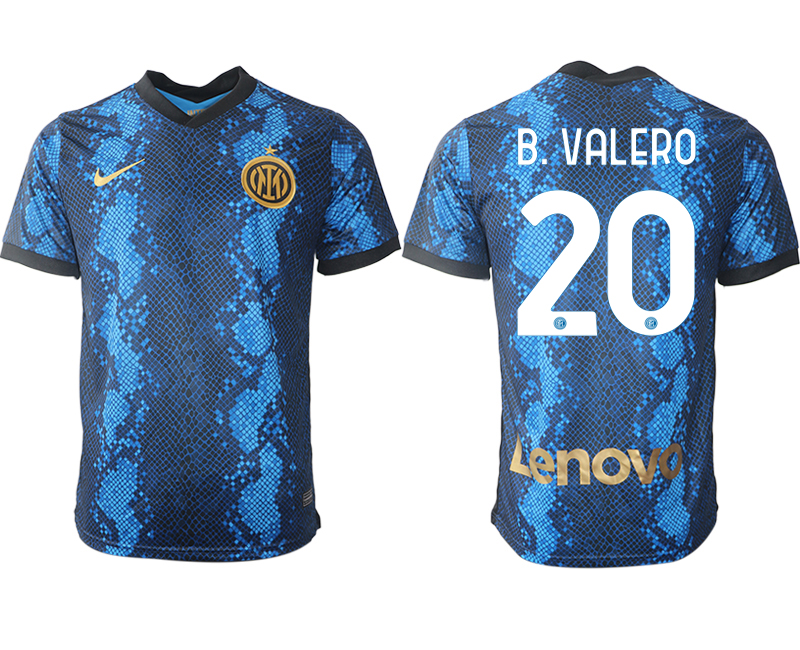 Men 2021-2022 Club Inter Milan home blue aaa versio 20 Nike Soccer Jersey