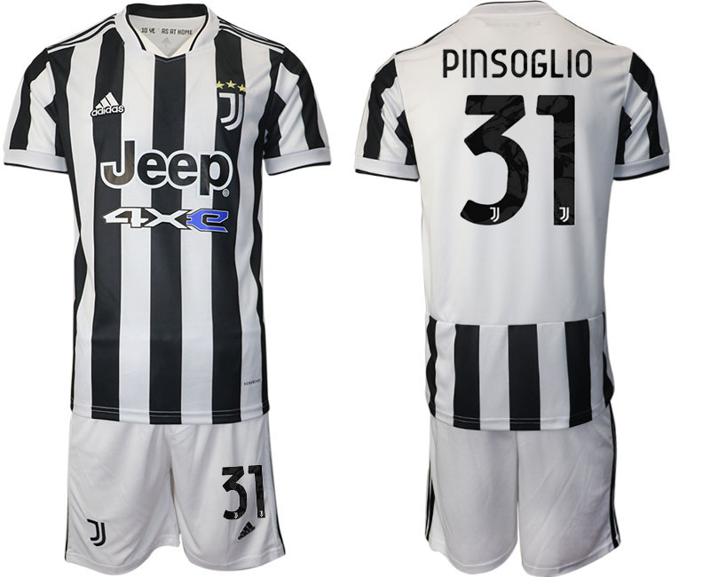 Men 2021-2022 Club Juventus home white 31 Adidas Soccer Jerseys