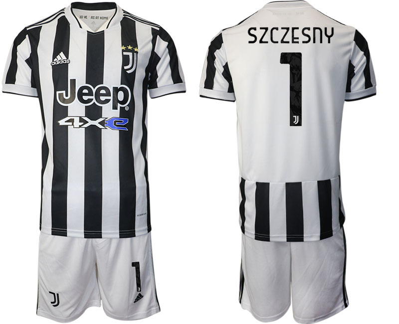 Men 2021-2022 Club Juventus home white 1 Adidas Soccer Jerseys