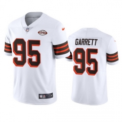 Cleveland Browns 95 Myles Garrett Nike 1946 Collection Alternate Vapor Limited NFL Jersey White