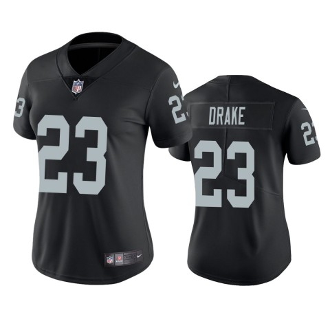 Women's Las Vegas Raiders #23 Kenyan Drake Black Vapor Limited Jersey