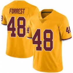 Men's Nike Washington Redskins #48 Darrick Forrest Football Rush Limited Jersey