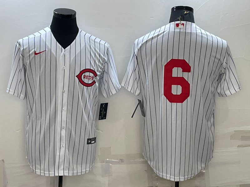 Men's Cincinnati Reds #6 Jonathan India 2022 White Field of Dreams Stitched Baseball Jersey