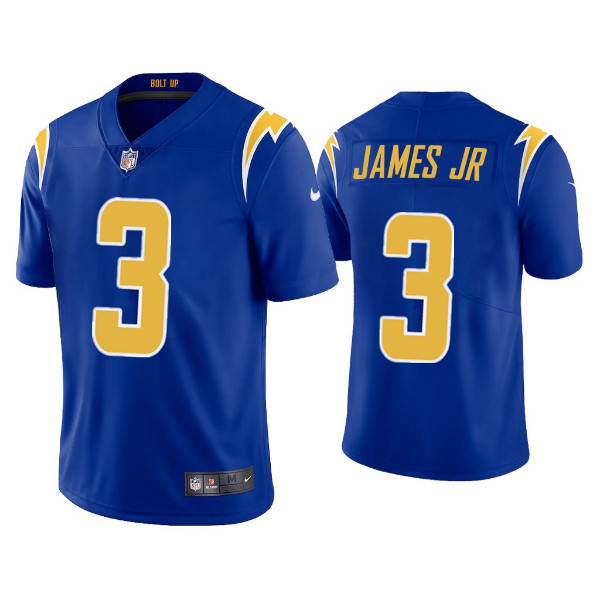 Men's Los Angeles Chargers #3 Derwin James Jr. Royal Vapor Untouchable Limited Stitched Jersey