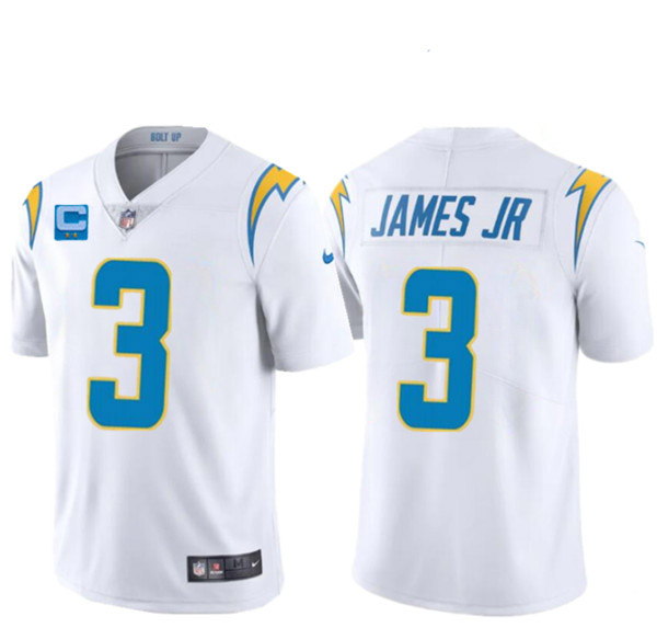 Men's Los Angeles Chargers 2022 #3 Derwin James Jr. White With 2-star C Patch Vapor Untouchable Limited Stitched Jersey