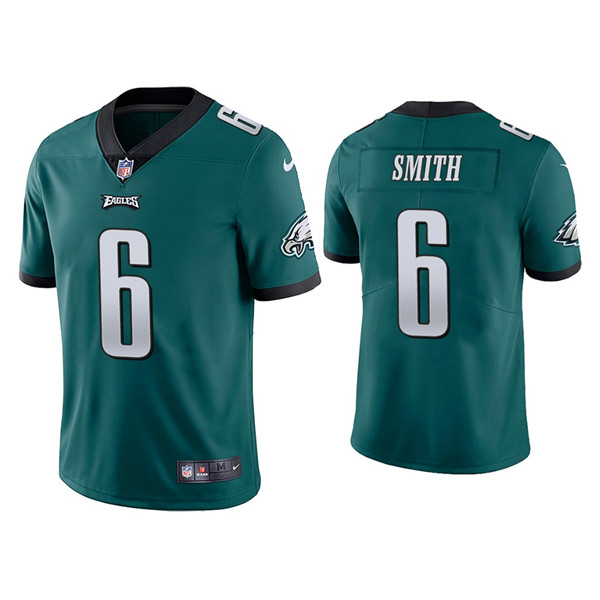 Youth Philadelphia Eagles #6 DeVonta Smith Green Vapor Untouchable Limited Stitched Jersey