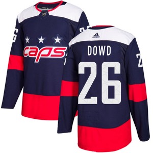 Men's Washington Capitals #26 Nic Dowd Adidas Authentic 2018 Stadium Series Jersey - Navy Blue