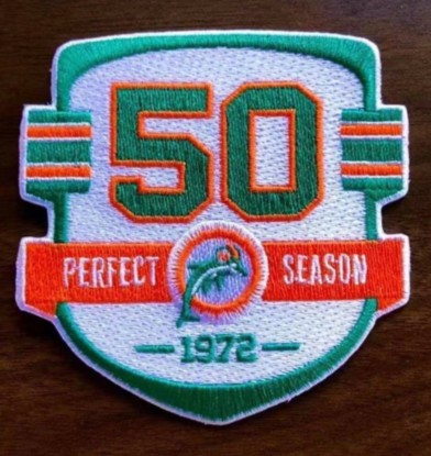 Miami Dolphins 50th Perfect Season Patch