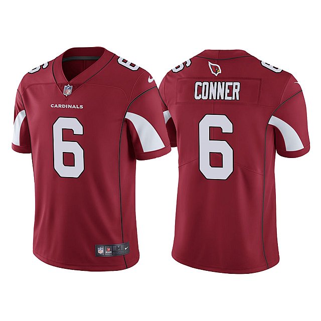 Men's Arizona Cardinals #6 James Conner Red Vapor Limited Nike Jersey