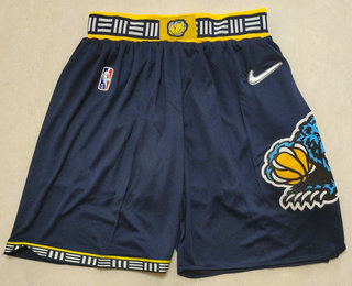 Men's Memphis Grizzlies Black Nike 75th Anniversary Diamond 2021 Stitched Shorts