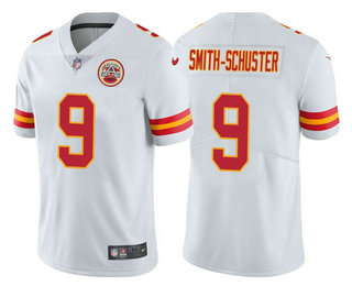 Men's Kansas City Chiefs #9 JuJu Smith-Schuster White 2022 Vapor Untouchable Stitched NFL Nike Limited Jersey