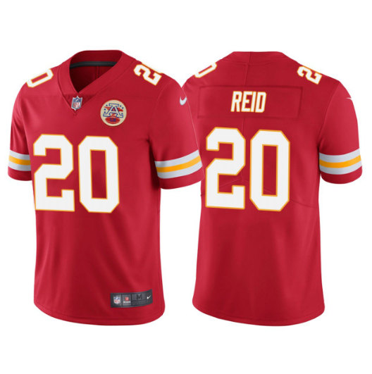 Men's Kansas City Chiefs #20 Justin Reid Red Vapor Untouchable Limited Stitched Jersey