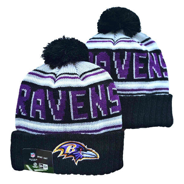 Baltimore Ravens Knit Hats 084