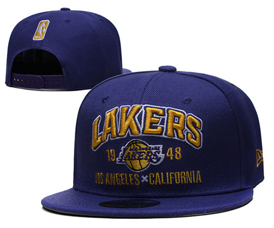 Los Angeles Lakers Stitched Bucket Hats 063