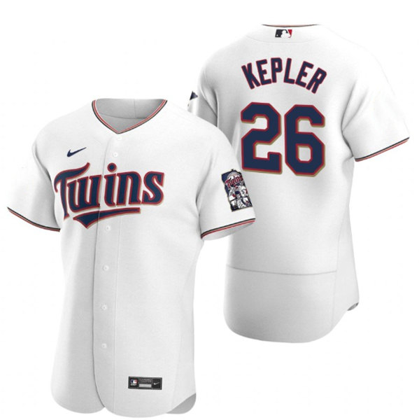 Men's Minnesota Twins #26 Max Kepler White Flex Base Stitched Jersey