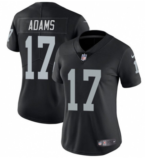 Women's Las Vegas Raiders #17 Davante Adams Black Vapor Untouchable Limited Stitched Jersey(Run Small)