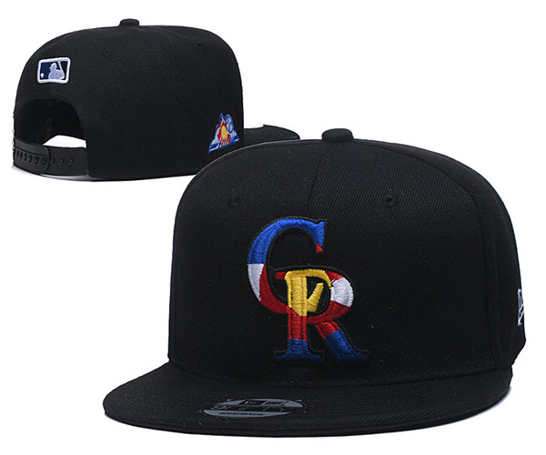 Colorado Rockies Stitched Snapback Hats 002