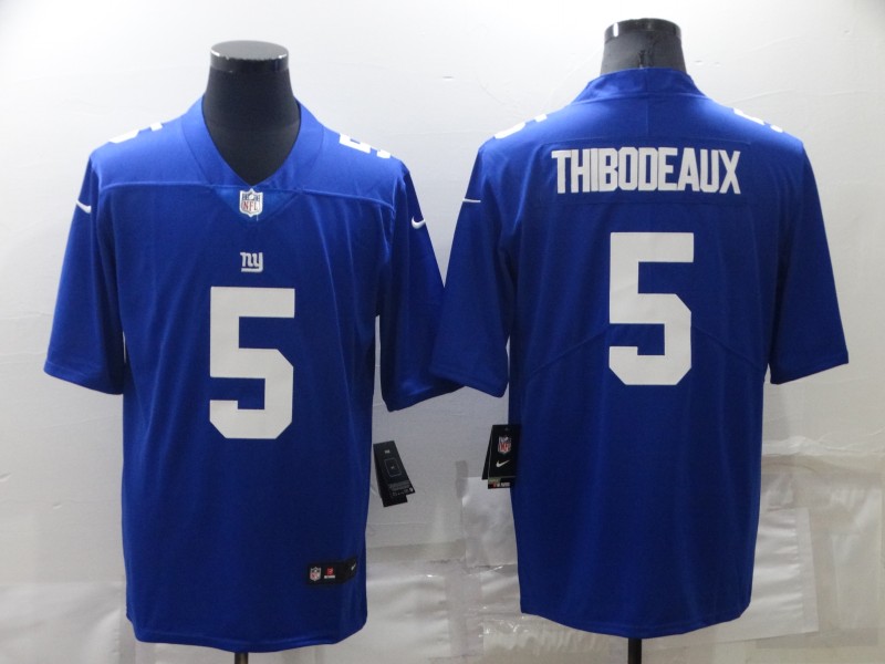 Men's New York Giants #5 Kayvon Thibodeaux 2022 Blue Vapor Untouchable Limited Stitched Jersey