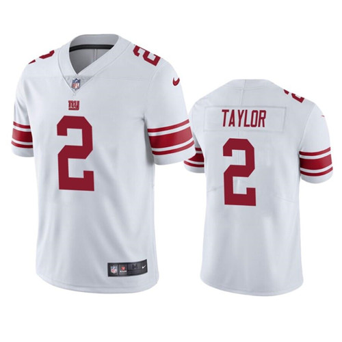 Men's New York Giants #2 Tyrod Taylor White Vapor Untouchable Limited Stitched Jersey