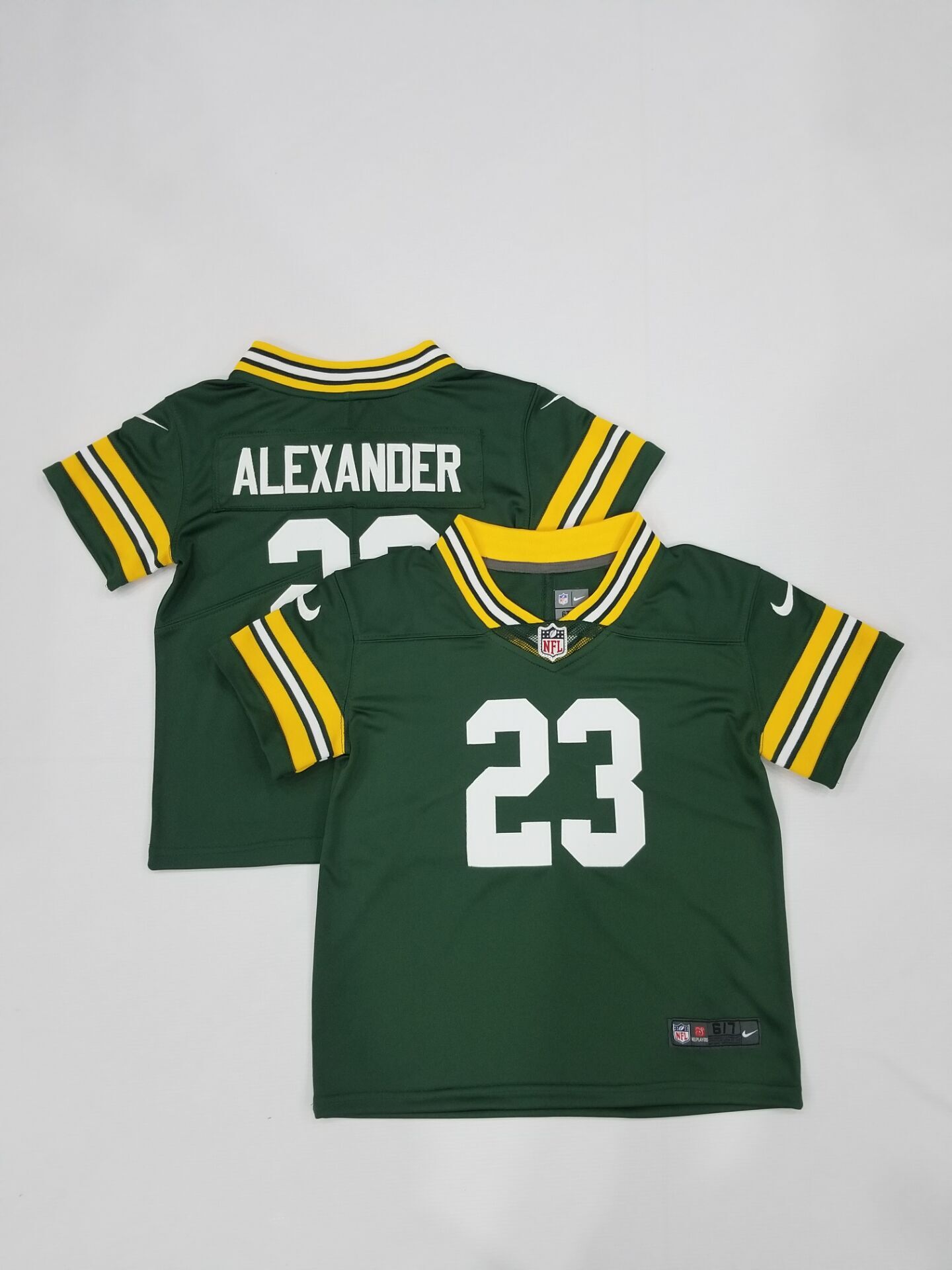 Toddlers Green Bay Packers #23 Jaire Alexander Green 2022 Vapor Untouchable Stitched NFL Nike Throwback Limited Jersey