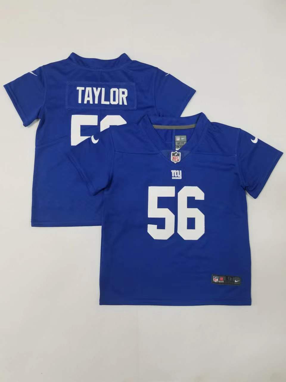 Toddlers New York Giants #56 Lawrence Taylor Limited Blue Vapor Stitched Jersey