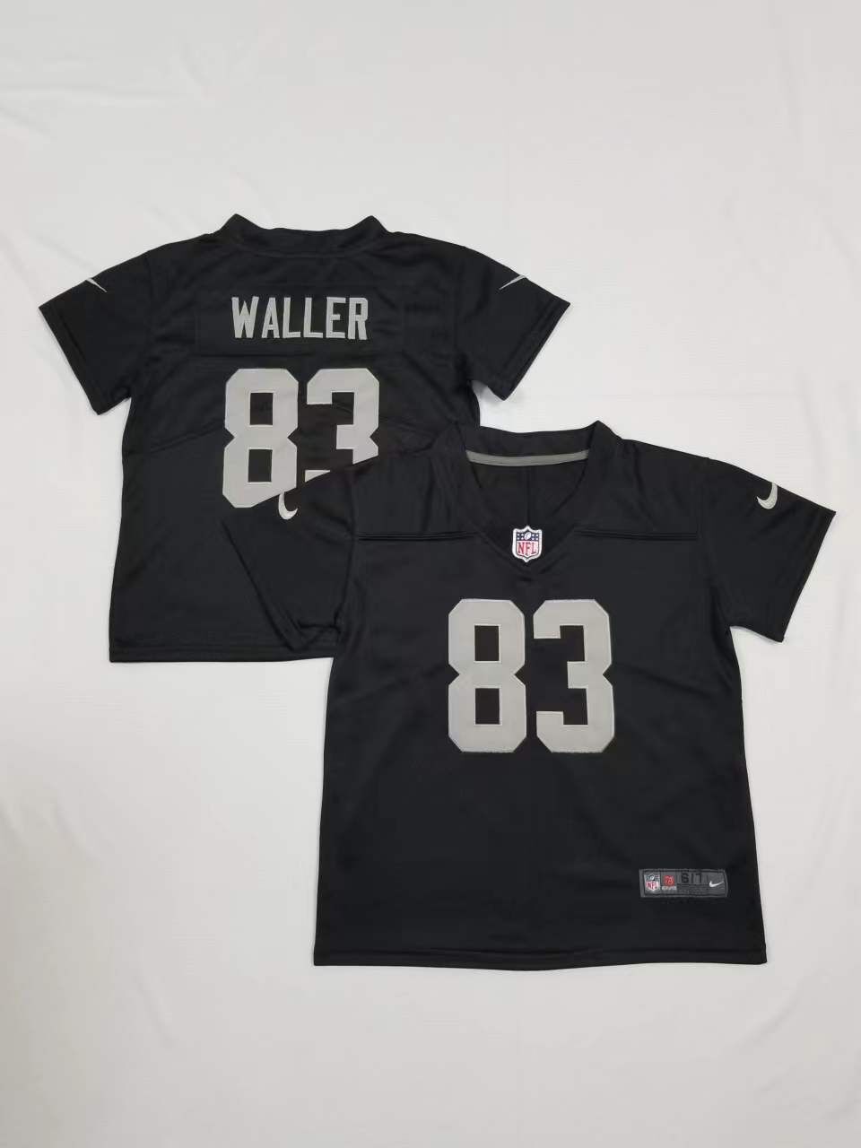 Toddlers Las Vegas Raiders #83 Darren Waller Limited Black Vapor Jersey