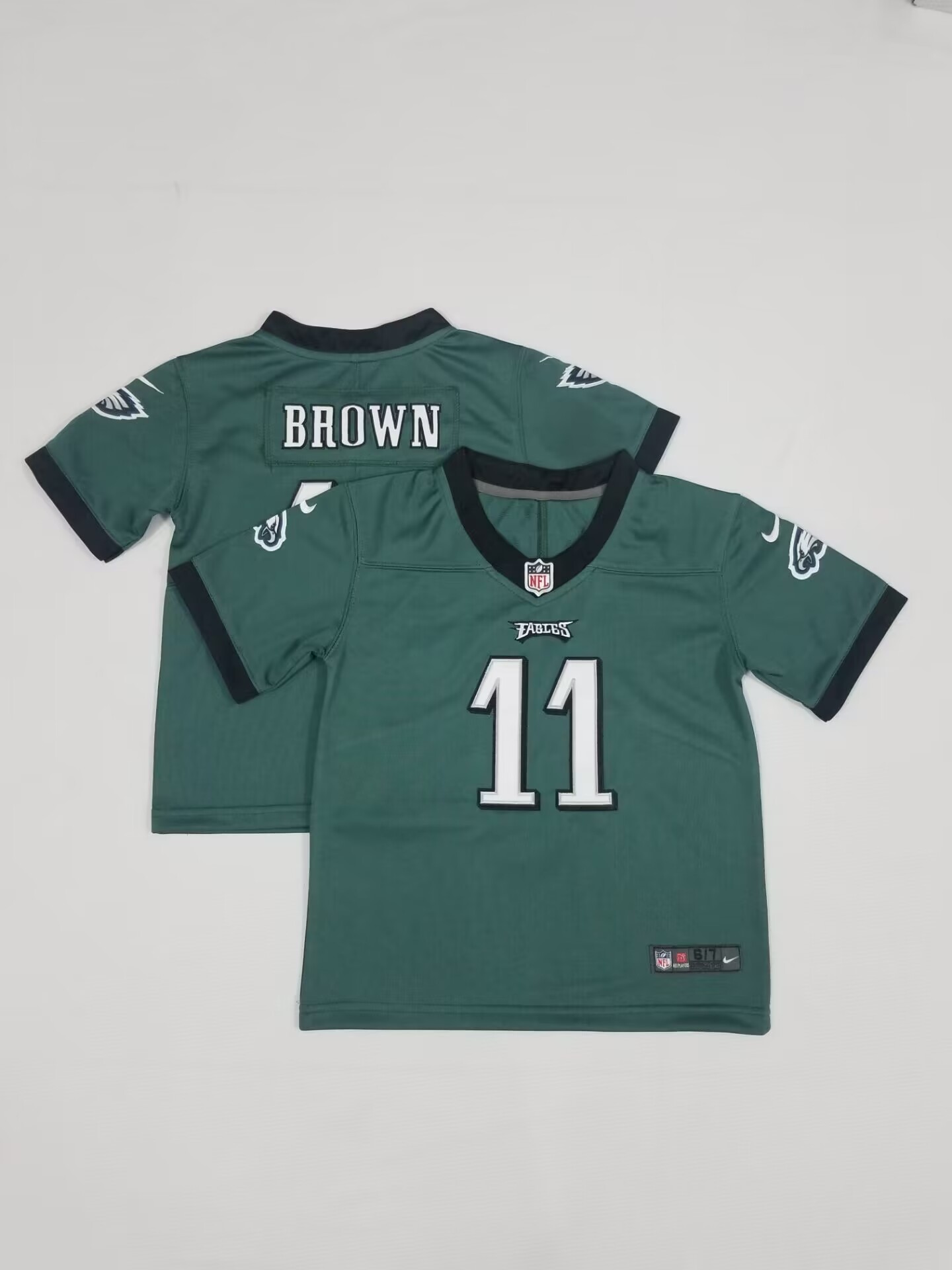 Toddlers Philadelphia Eagles #11 AJ Brown Midnight Green 2022 Vapor Untouchable Stitched NFL Nike Limited Jersey