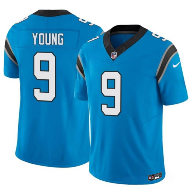 Men's Carolina Panthers #9 Bryce Young Blue 2023 F.U.S.E. Vapor Untouchable Football Stitched Jersey