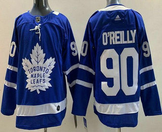 Men's Toronto Maple Leafs #90 Ryan OReilly Blue Authentitc Jersey