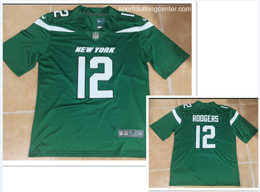 Men's New York Jets #12 Aaron Rodgers Green 2023 Vapor Untouchable Stitched Nike Limited Jersey