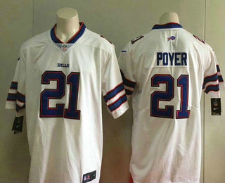 Men's Buffalo Bills #21 Jordan Poyer White 2017 Vapor Untouchable Stitched NFL Nike Limited Jersey