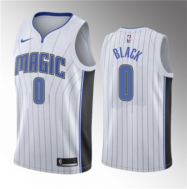 Anthony Black Men's Orlando Magic #0 2022-23 Association Edition Stitched Basketball Jersey - White