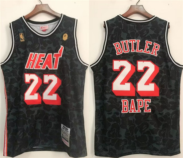 Jimmy Butler Men's Miami Heat #22 Stitched Jersey - Black