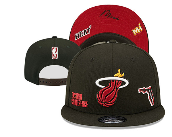 Miami Heat Stitched Snapback Hats 038