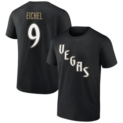 Jack Eichel Men's Vegas Golden Knights #9 T-Shirt - Black