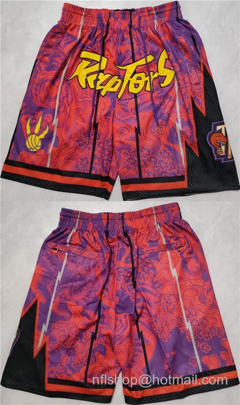 Men's Toronto Raptors Mitchell&Ness Shorts (Run Small) - Red