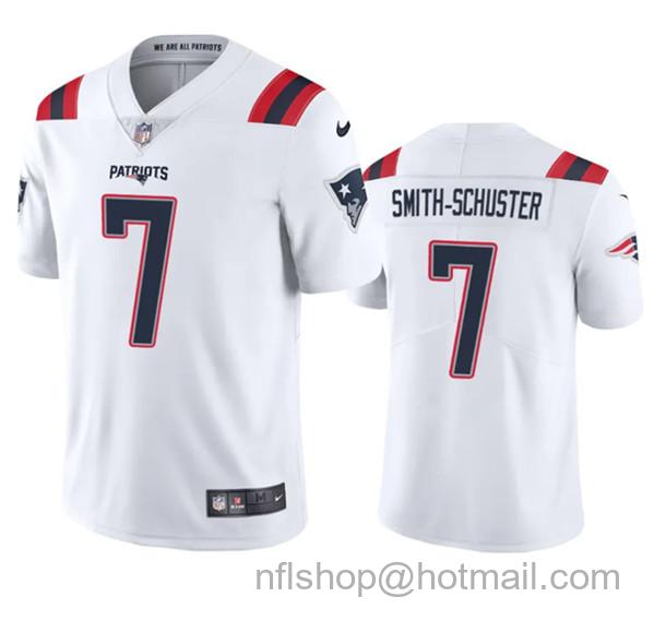 JuJu Smith-Schuster Men's New England Patriots #7 Vapor Untouchable Stitched Football Jersey - White