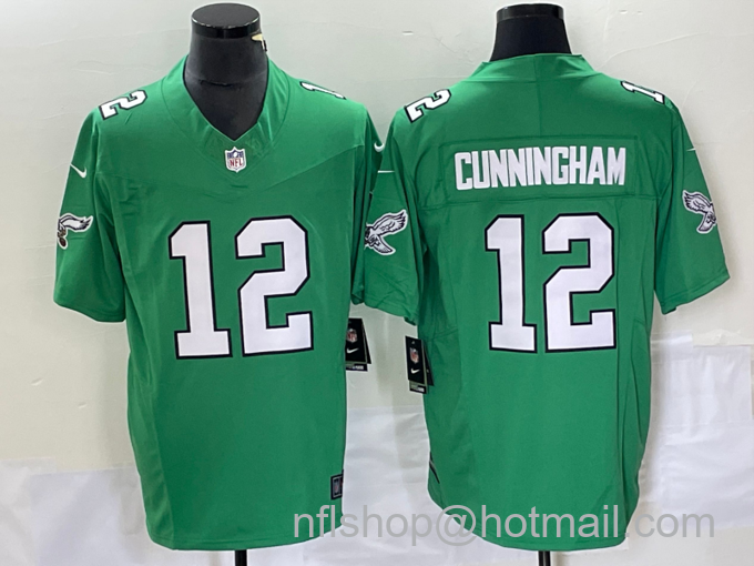 Men's Philadelphia Eagles #12 Randall Cunningham Green 2023 F.U.S.E. Vapor Untouchable Stitched Football Jersey