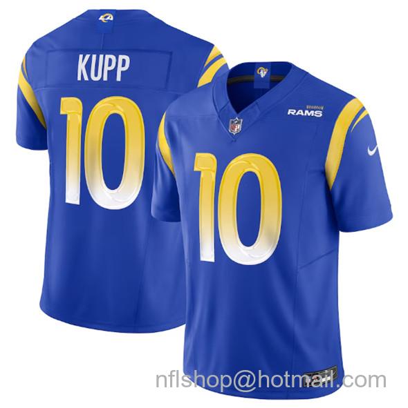 Men's Los Angeles Rams #10 Cooper Kupp Royal 2023 F.U.S.E. Vapor Untouchable Limited Stitched Jersey