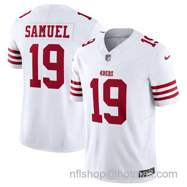 Deebo Samuel Men's San Francisco 49ers #19 2023 F.U.S.E. Vapor Untouchable Limited Stitched Football Jersey - White